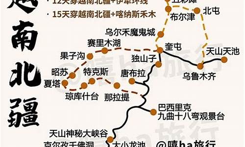 新疆大环线自驾游攻略线路_新疆大环线自驾游攻略线路图