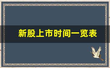 新股上市时间一览表(新股上市时间一览表202310月)_https://www.wanyuyiyao.com_深交所_第1张