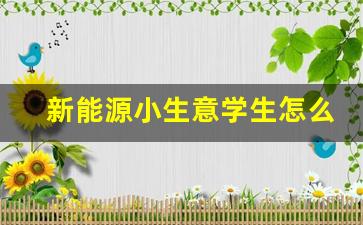 新能源小生意学生怎么做(如何做新能源生意)_https://www.dcjwmf.com_郑商所_第1张