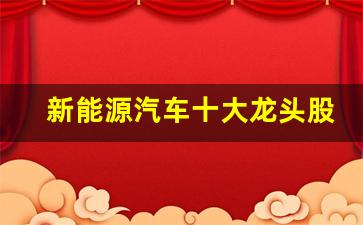 新能源汽车十大龙头股票(新能源汽车龙头股票排名)_https://www.nalian8.com_创业板_第1张
