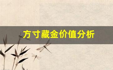 方寸dj_方寸藏金价值分析