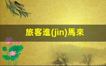 旅客進(jìn)馬來西亞簽證多少錢(到馬來西亞簽證費(fèi)用)