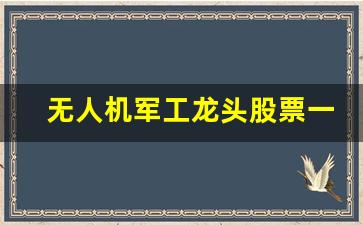 无人机军工龙头股票一览表(无人机军工龙头股票一览表最新)_https://www.wanyuyiyao.com_上交所_第1张