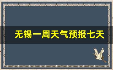 无锡一周天气预报七天查询最新情况最新消息_无锡天气预报七天预报天气预报15天
