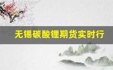 无锡碳酸锂期货实时行情(无锡碳酸锂期货电子盘哪里看价格)_https://www.gen-fastener.com_中金所_第1张