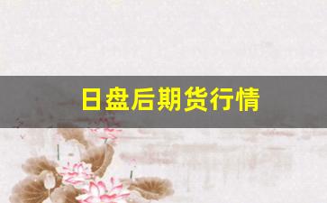 日盘后期货行情(期货日盘和夜盘区别)_https://www.wanyuyiyao.com_创业板_第1张