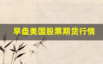 早盘美国股票期货行情如何(美股期货盘前交易规则)_https://www.hbxfywj.com_股票知识_第1张