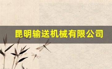 昆明输送机械有限公司(昆明输送机厂家)_https://www.nalian8.com_上交所_第1张