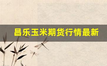 昌乐玉米期货行情最新价格(昌乐玉米期货行情最新价格查询)_https://www.rzcpcj.com_开网店_第1张