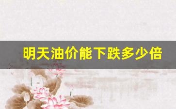 明天油价上涨?-明天油价能下跌多少倍