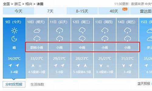 明天诸暨天气预报_明天诸暨天气预报24小时查询