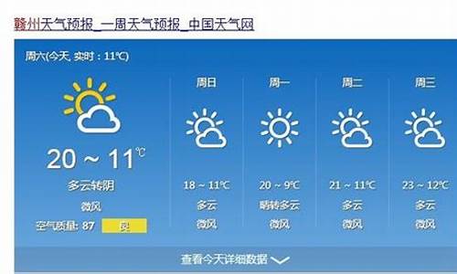 明天赣州天气预报_明天赣州天气预报查询结