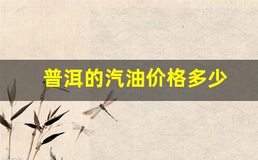 普洱的汽油价格多少-普洱的汽油价格多少一升