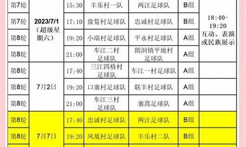 最新足球赛事时间表2022_最新足球赛事时间表