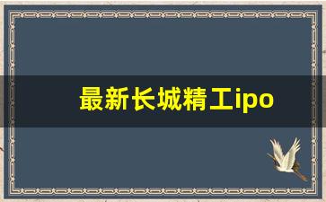 最新长城精工ipo(长城精工汽车集团)_https://www.wguangz.com_广期所_第1张