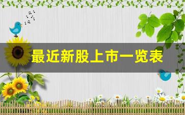 最近新股上市一览表(2024年新股一览表)_https://www.wanyuyiyao.com_上交所_第1张