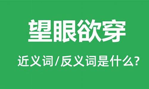 望眼欲穿造句大全_望眼欲穿造句大全四年级