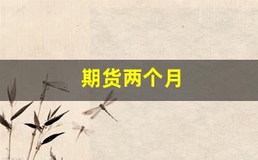 期货两个月(期货两个月亏损45万正常吗)_https://www.gfdzclz.com_北交所_第1张