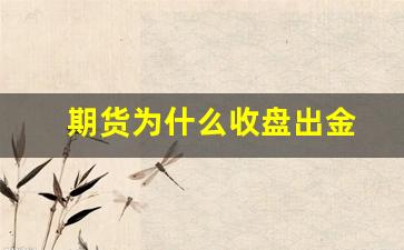 期货为什么收盘出金(为什么期货收盘后还有成交)_https://www.xzdzcjx.com_北交所_第1张