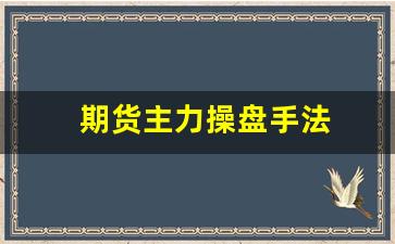 期货主力操盘手法(期货主力操盘手法图解)_https://www.jyywjc.com_股票行情_第1张