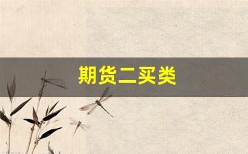 期货二买类(买三什么意思)_https://www.xzdzcjn.com_上交所_第1张
