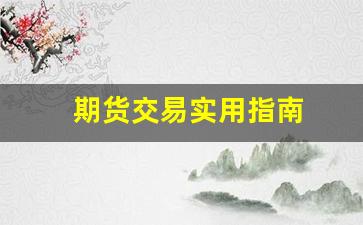 期货交易实用指南(期货交易实用指南pdf)_https://www.xzdzcjn.com_北交所_第1张