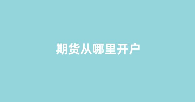 期货从哪里开户(期货哪里开户最好)_https://www.xzdzcjx.com_上交所_第1张
