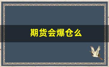 期货会爆仓么(期货爆仓怎么回事)_https://www.luoxuangg888.com_科创板_第1张