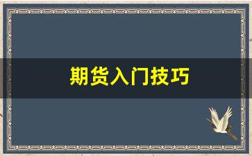期货入门技巧(期货入门)_https://www.xzdzcjx.com_深交所_第1张