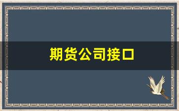 期货公司接口(期货 接口)_https://www.fzdzcxj.com_上交所_第1张