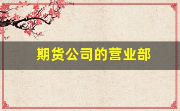 期货公司的营业部(期货公司营业部做什么)_https://www.hangfeite.com_北交所_第1张