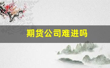 期货公司难进吗(期货公司难进吗)_https://www.dongshengweixin.com_深交所_第1张