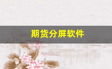 期货分屏软件(期货怎么分屏)_https://www.gfdzclz.com_深交所_第1张