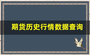 期货历史行情数据查询cj209(期货历史记录)_https://www.nalian8.com_科创板_第1张