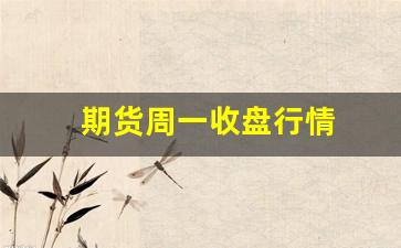 期货周一收盘行情(周一期货交易时间)_https://www.haiwangdasha.com_郑商所_第1张