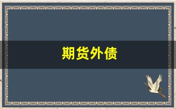 期货外债(外货期货)_https://www.nalian8.com_北交所_第1张