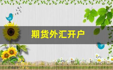 期货外汇开户(期货外汇开户条件是什么)_https://www.fzdzcxj.com_创业板_第1张