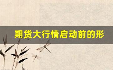 期货大行情启动前的形态(期货大行情来时的征兆)_https://www.qldgs.com_期货_第1张
