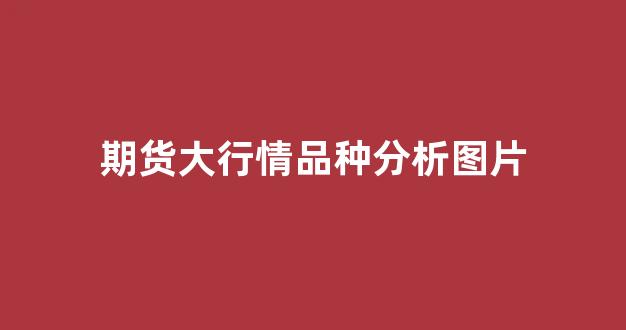 期货大行情品种分析图片(期货行情大盘)_https://www.hhem8.com_上交所_第1张