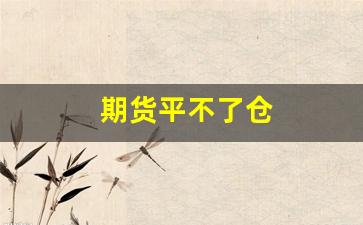 期货平不了仓(期货平不了仓是什么情况)_https://www.syklpowerbike.com_上交所_第1张