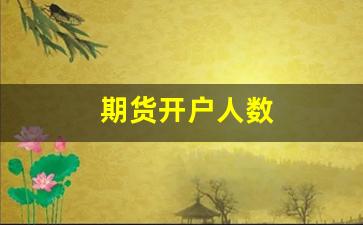 期货开户人数(期货开户要什么条件)_https://www.eamstsz.com_上交所_第1张