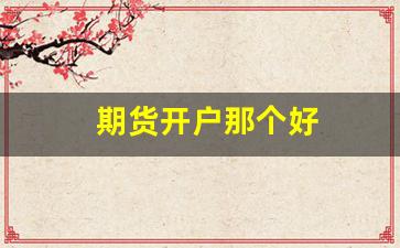 期货开户那个好(期货开户云2019版)_https://www.hbxfywj.com_基金知识_第1张