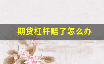 期货杠杆赔了怎么办(期货杠杆怎么操作)_https://www.gfdzclz.com_上交所_第1张