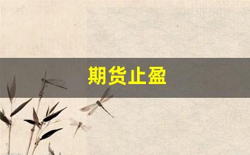 期货止盈(期货止盈止损怎么设置图解)_https://www.wanyuyiyao.com_科创板_第1张