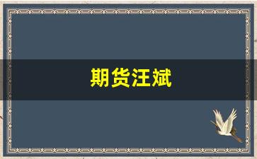 期货汪斌(汪斌期货炒单手法)_https://www.dcjwmf.com_广期所_第1张