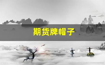 期货牌帽子(期货抢帽子做哪些品种)_https://www.huakunhengjia.com_股票资讯_第1张