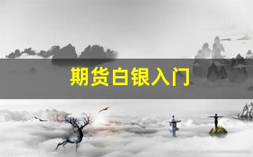 期货白银入门(期货白银最新消息)_https://www.heiljjianzu.com_北交所_第1张