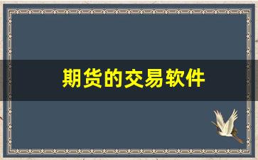 期货的交易软件(期货的交易软件怎么用)_https://www.gfdzclz.com_深交所_第1张