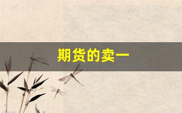 期货的卖一(期货卖一和买一关系)_https://www.wguangz.com_郑商所_第1张