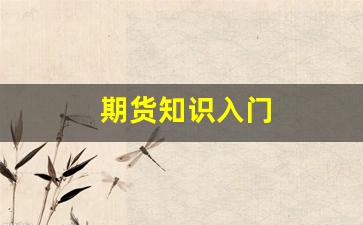 期货知识入门(期货知识入门教程100课免费学)_https://www.gfdzclz.com_科创板_第1张